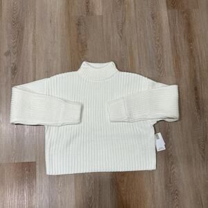 Good american chunky knit mock